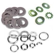 Washers, Flat, Spring, Square