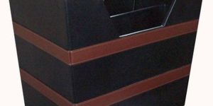 Leather Magazine Rack