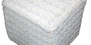Crochet Pouf Cover
