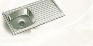 Single Bowl Sink with Drain Board
