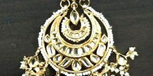 Kundan Chand Baali Earrings