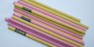 Pink & Yellow Color paper pencil