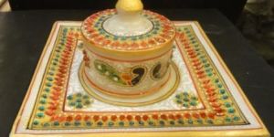 Marble Fruit Cup Tray