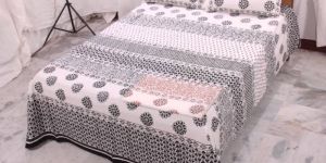 Cotton Hand Block Bed- Sheet