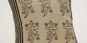 Leather Printed Cushion Cover