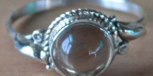 1.6 Gm Smoky Quartz Gemstone 925 Sterling Silver Ring