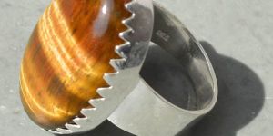 Tiger Eye Gemstone 925 Sterling Silver Ring