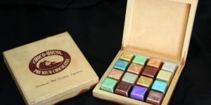 Handcrafted Wooden Box with Chocolates-200gm