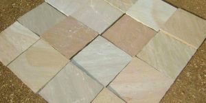Buff Sandstone Slabs, Tiles