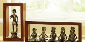 Brass Musician Statue