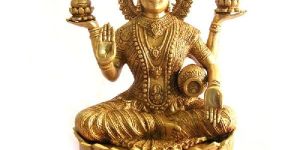 Brass Laxmi Statue