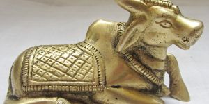Brass Nandi Statue