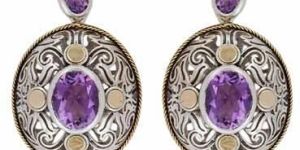 Gold Silver Earrings ED7566