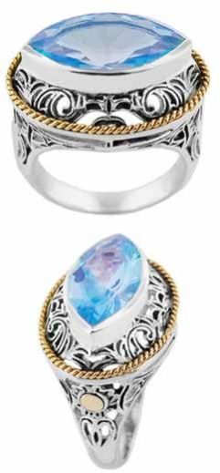 Gold Silver Rings - (R77624)