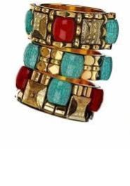 Metal Resin Studded Bangle
