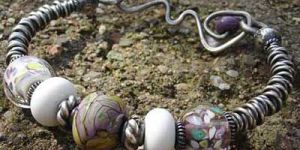 Silver Bead Bangles -04