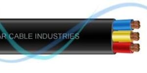 3 Core Flat PVC Insulated Submersible Cable