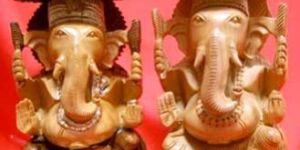 Wooden Ganesh