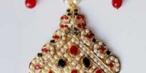 Stone Studded Pendant Set (Heavy Weight)