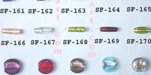 Silver Foil Beads-sf- 161 - 175