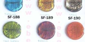 Silver Foil Beads-sf- 188 - 193