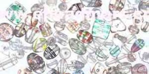 White Lampwork Mix Beads-mb-29