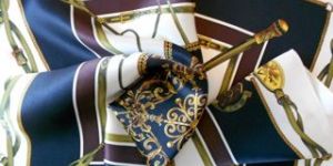 Small Square Silk Scarf 108