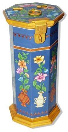 Wooden Ashta Con Bottle Box