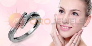 CZ Studded Designer Rings