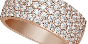 Gold Plated CZ Studded Rings