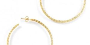 Plated Hoop Earrings DTSE002036