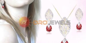 Studded Fashion Pendantset