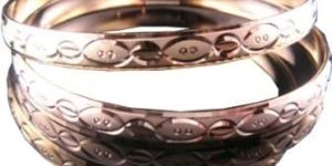 Threetone Plated Diamond Cut Bangles. DTBG000401 a