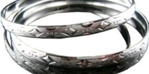 Threetone Plated Diamond Cut Bangles.dtbg000409 A