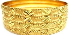 Yellow Gold Plated Bangles