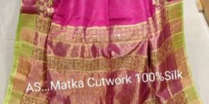 Cutwork Embroidered Mukta Silk Sarees