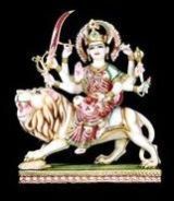 Marble Durga Statues