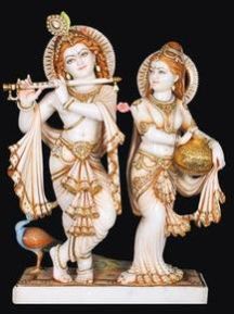 Marble Radha Krishna Statues