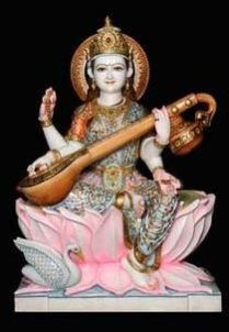 Marble Saraswati Statue