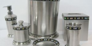 Beads, Metal, Bathroom Set