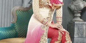 Plazo Designer Georgette Embroidered Straight Suits