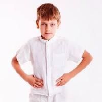 Kids Linen Dress Shirt