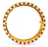 Gold Diamond Bangles