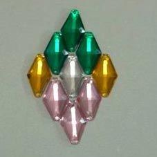 Rhombus Acrylic Beads