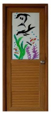 PVC Glass Door