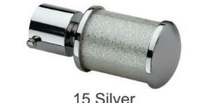 Silver Curtain Brackets
