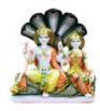 Marble Vishnu Laxmi Statue