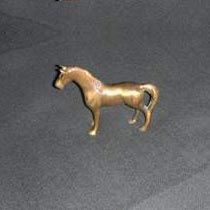 Brass Horse Statue