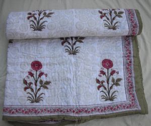 Hand Block Printed Cotton Quilts