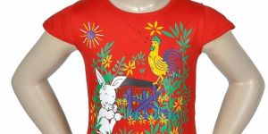 Girls Rounded Neck T Shirt